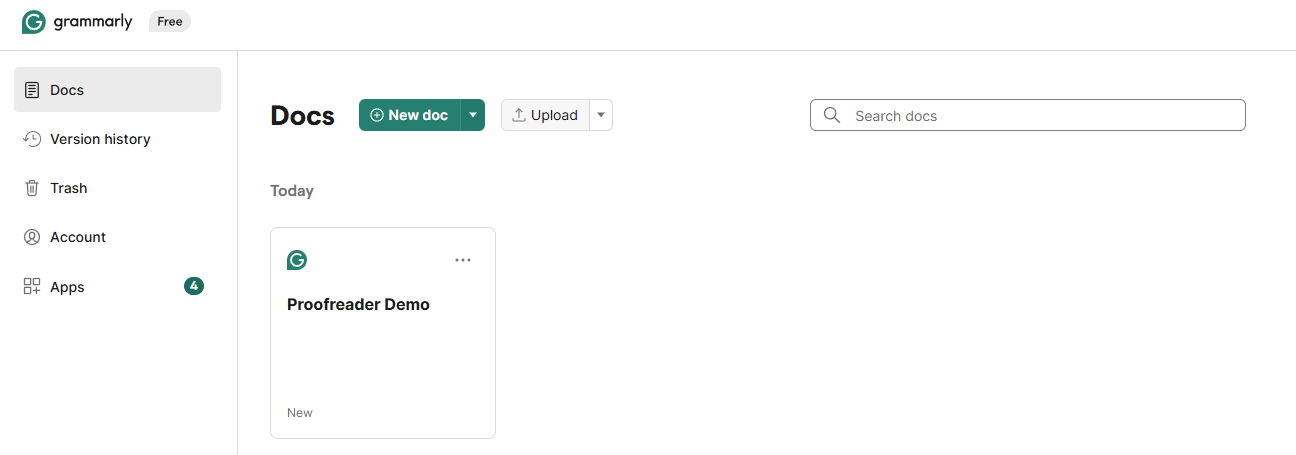 Grammarly 网站截图预览
