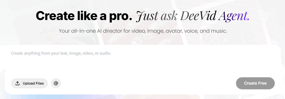 Deevid 网站截图预览