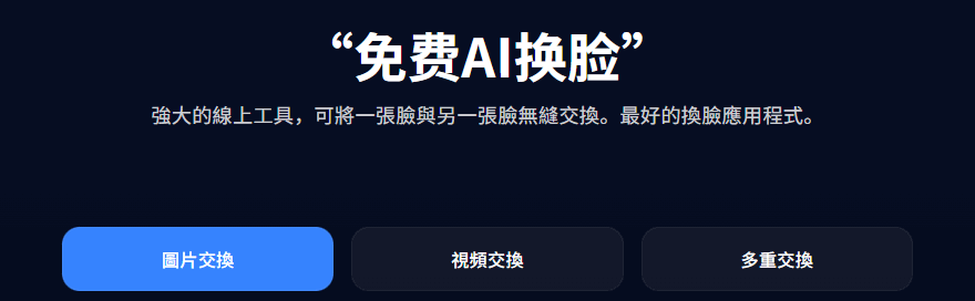 FaceSwapper 网站截图预览