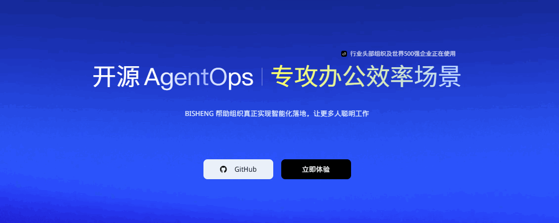 BISHENG 网站截图预览
