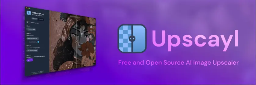 Upscayl 网站截图预览